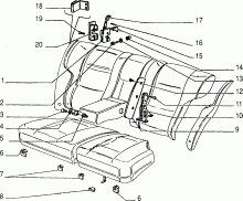 70613/01 REAR SEAT