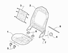 70601-020 FRONT SEAT FRAME