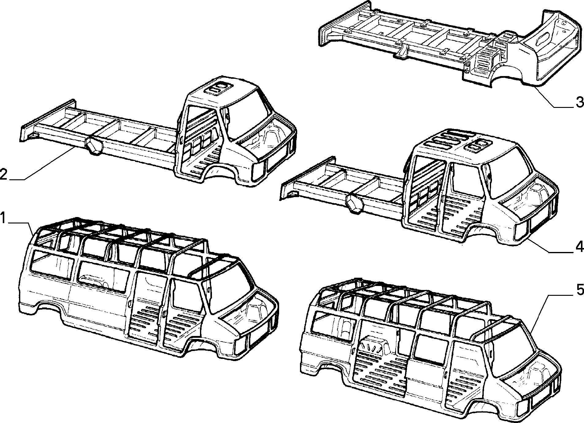 70001/00 СВАРНОЙ КУЗОВ 