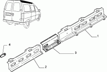 70003/00 КУЗОВ, РАМЫ (ЦЕНТРАЛЬНАЯ ЧАСТЬ)