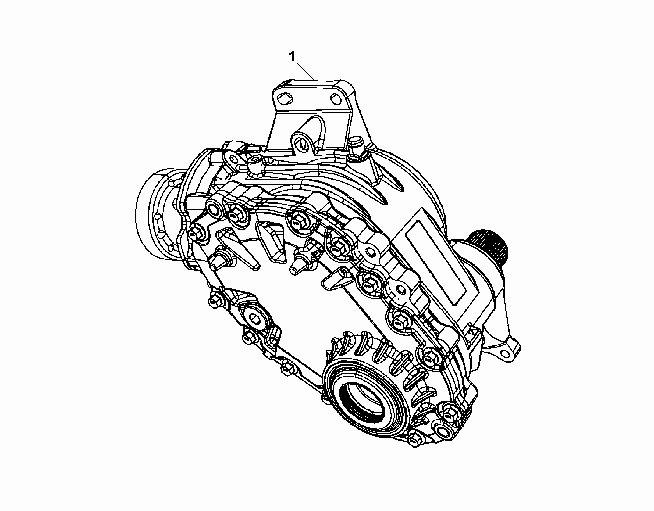 27403-010 FRONT AXLE AND POWER TAKE-OFF