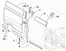 70020-040 OUTER SIDE PANEL FOR COMMERCIAL VEHICLES