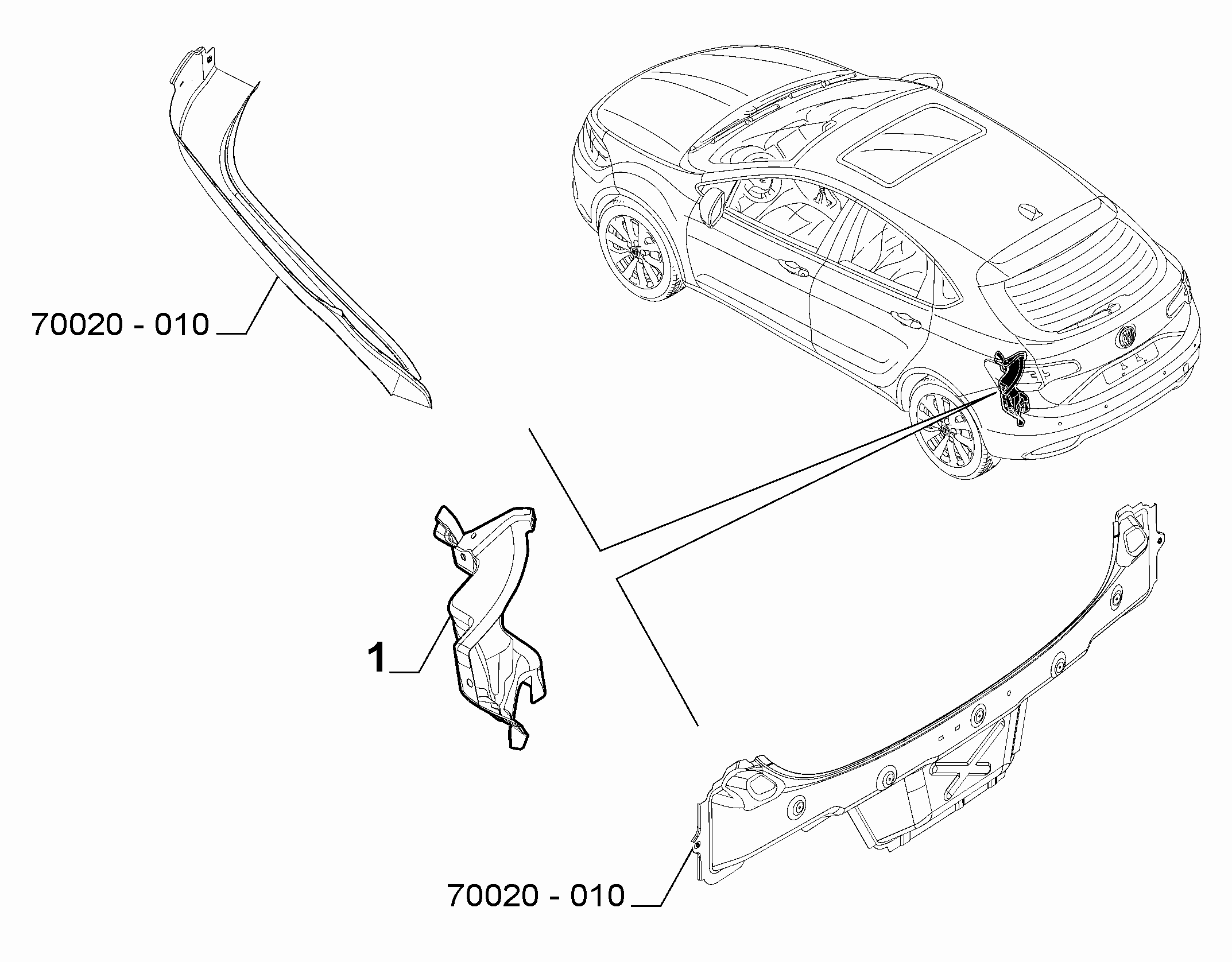70020-020 SEAT HANDLE LIGHT
