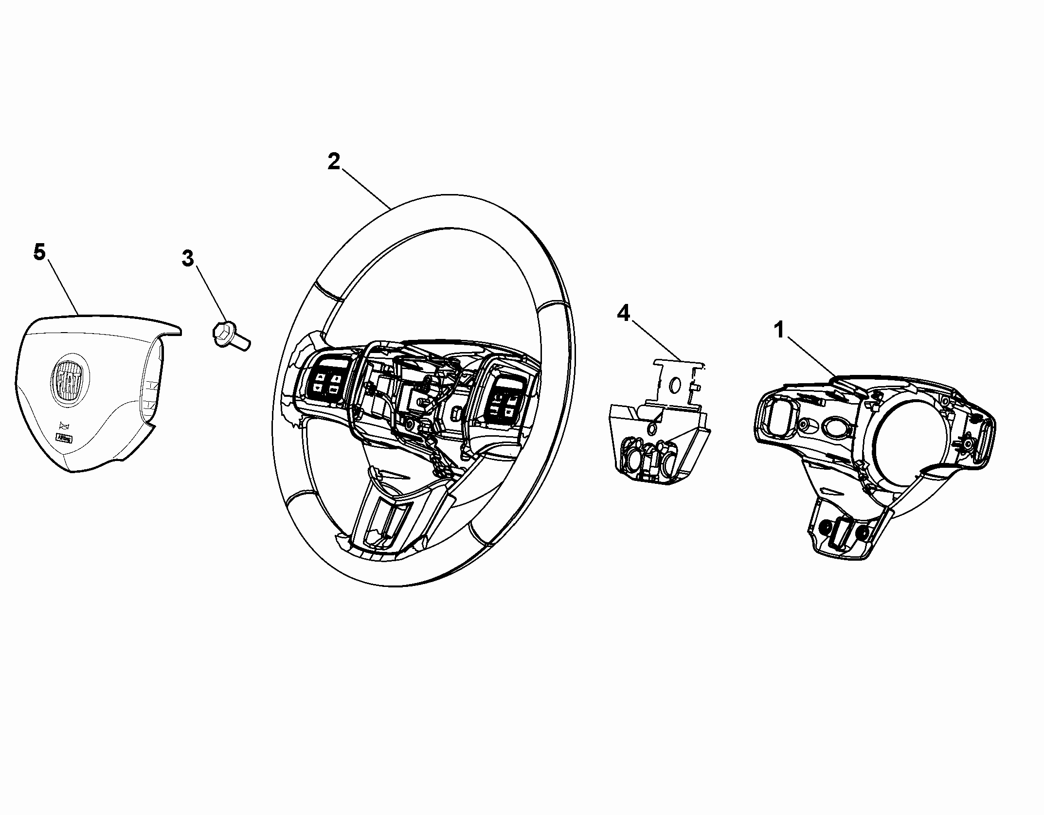 41201-010 STEERING WHEEL