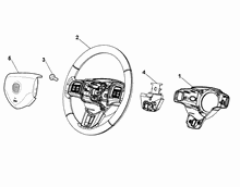 41201-010 STEERING WHEEL