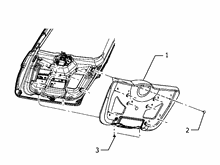 70148-030 INTERNAL REAR DOOR LINING