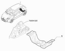 70006-030 STRESSED REAR FLOOR PANEL