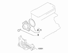 10402-010 WATER PUMP AND GASKETS