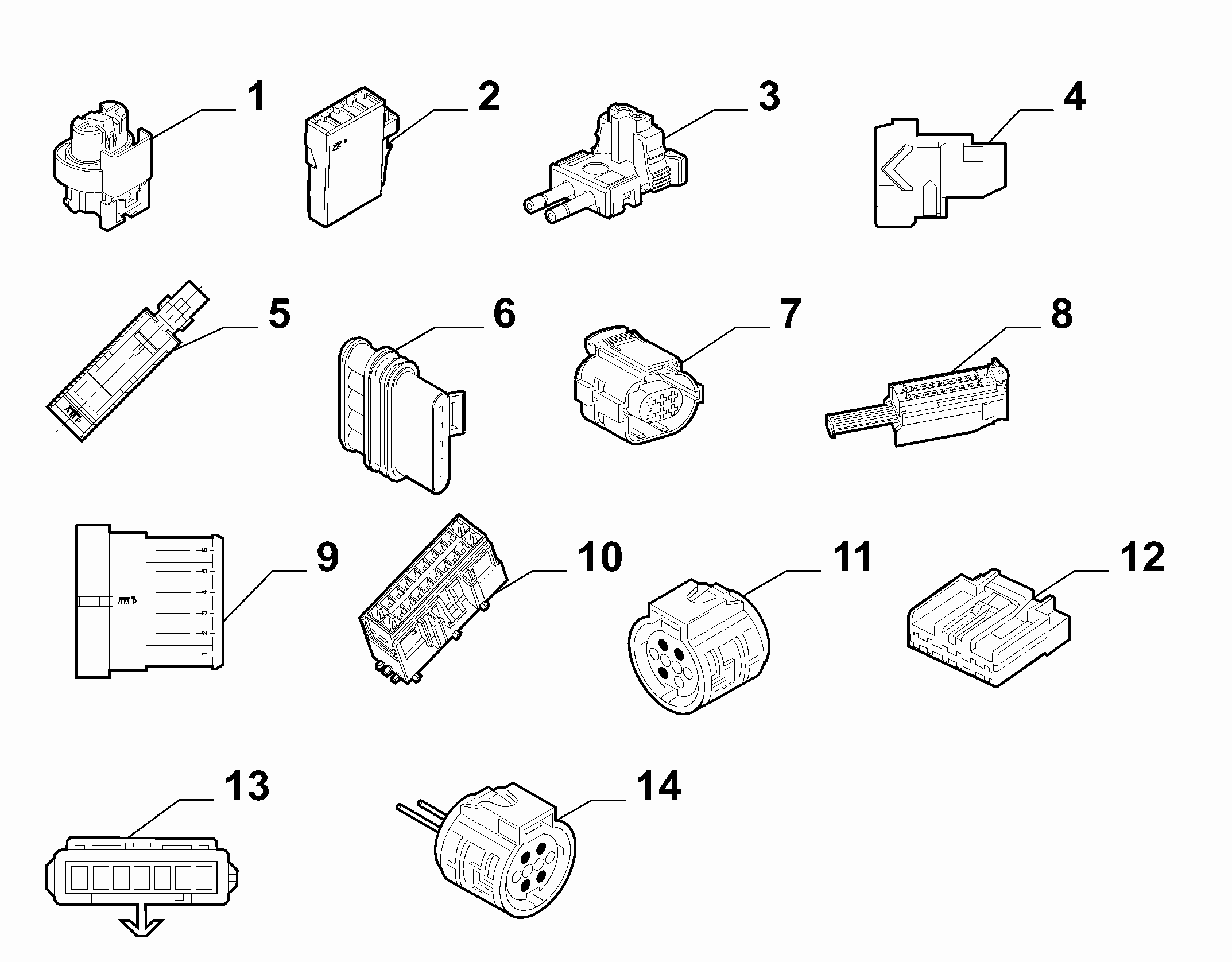 55528/00 CABLE ASSEMBLY CONNECTORS