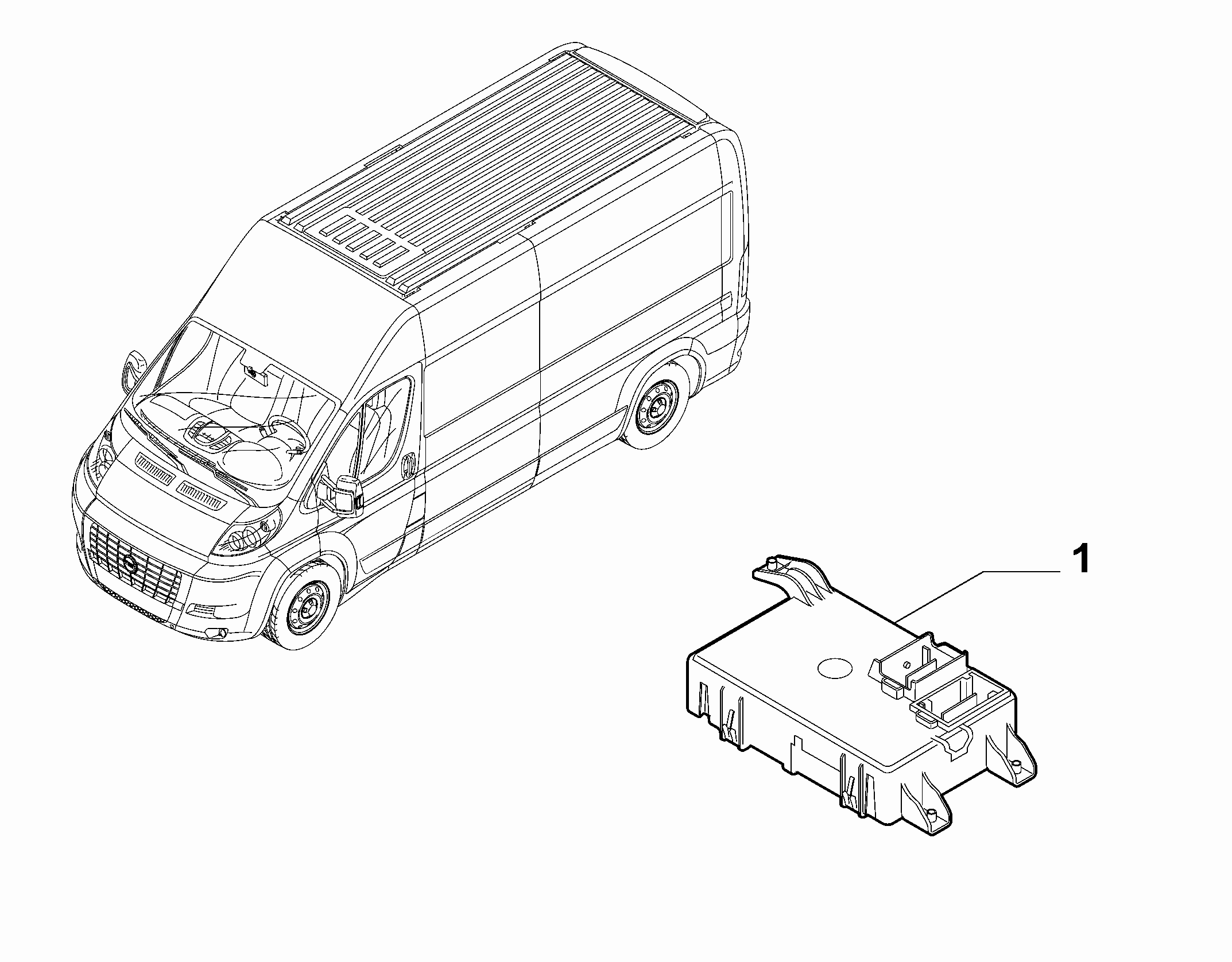 55502-040 REMOTE CONTROL  DOOR LOCK