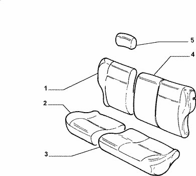 70615/04 REAR SEAT LINING