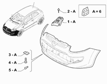 70726-020 FRONT BUMPER CLAMPS
