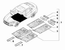 70006-010 CENTRAL FLOOR PANEL