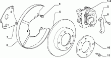 33125/00 ТОРМОЗА ЗАДНИХ КОЛЕС 