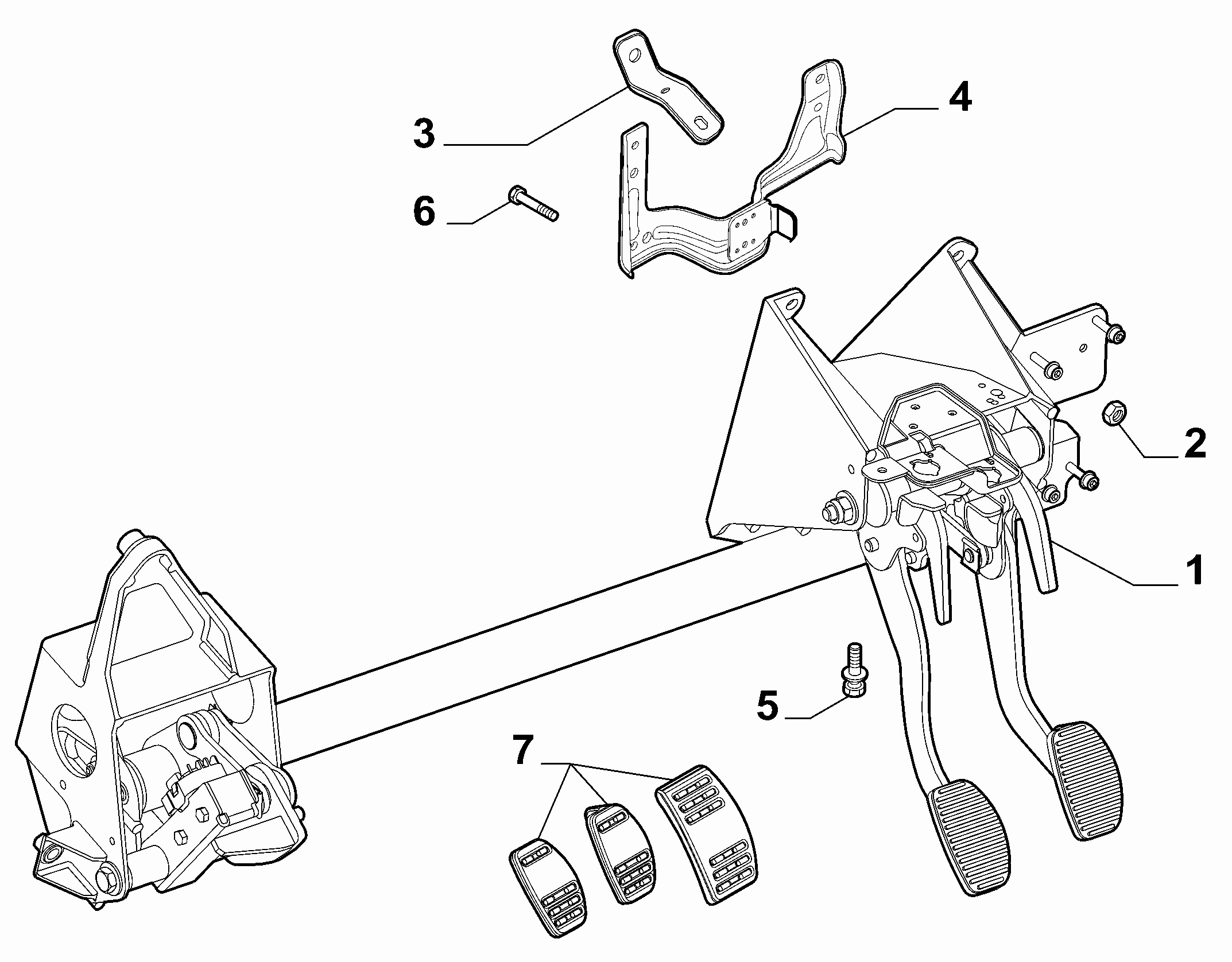 33101-010 RUDDER BAR