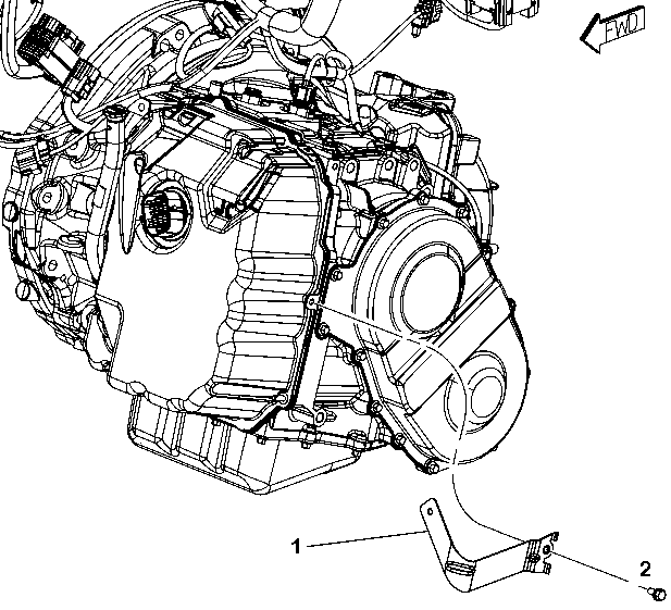 21201-030 AUTOMATIC TRANSMISSION CASE AND COVERS