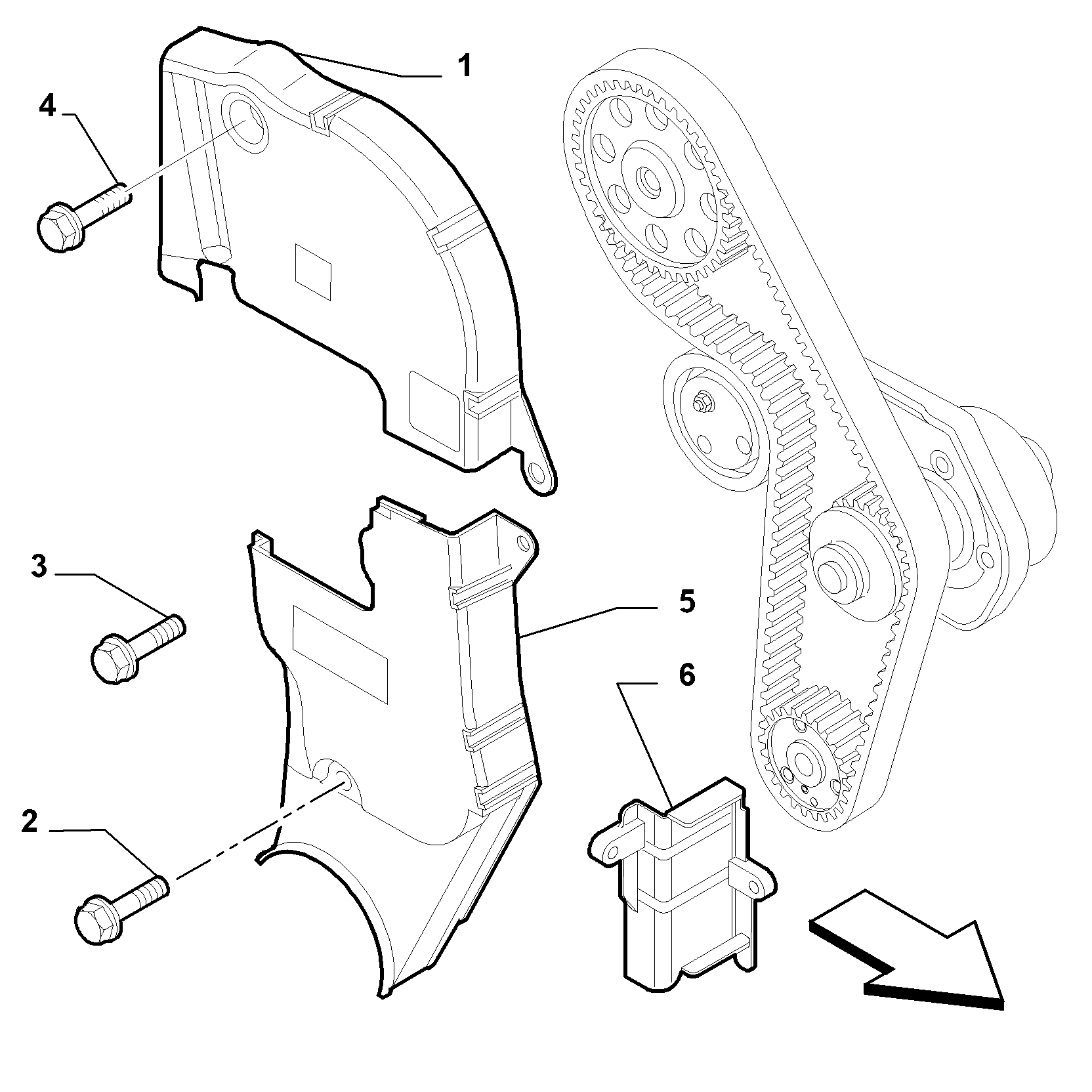 10106-020 CAMSHAFT COVER
