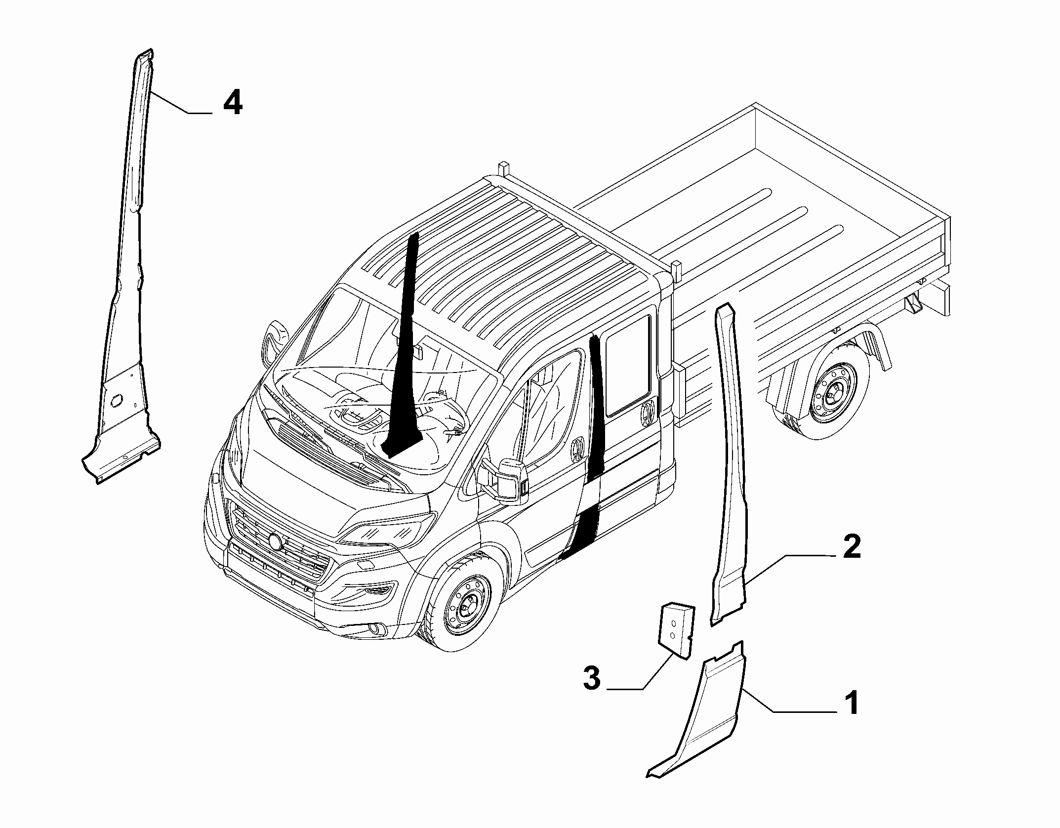 70019-010 EXTERNAL SIDE FRAME