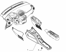 70504-010 SHAFT TUNNEL CONSOLE