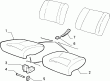 70613/00 REAR SEAT