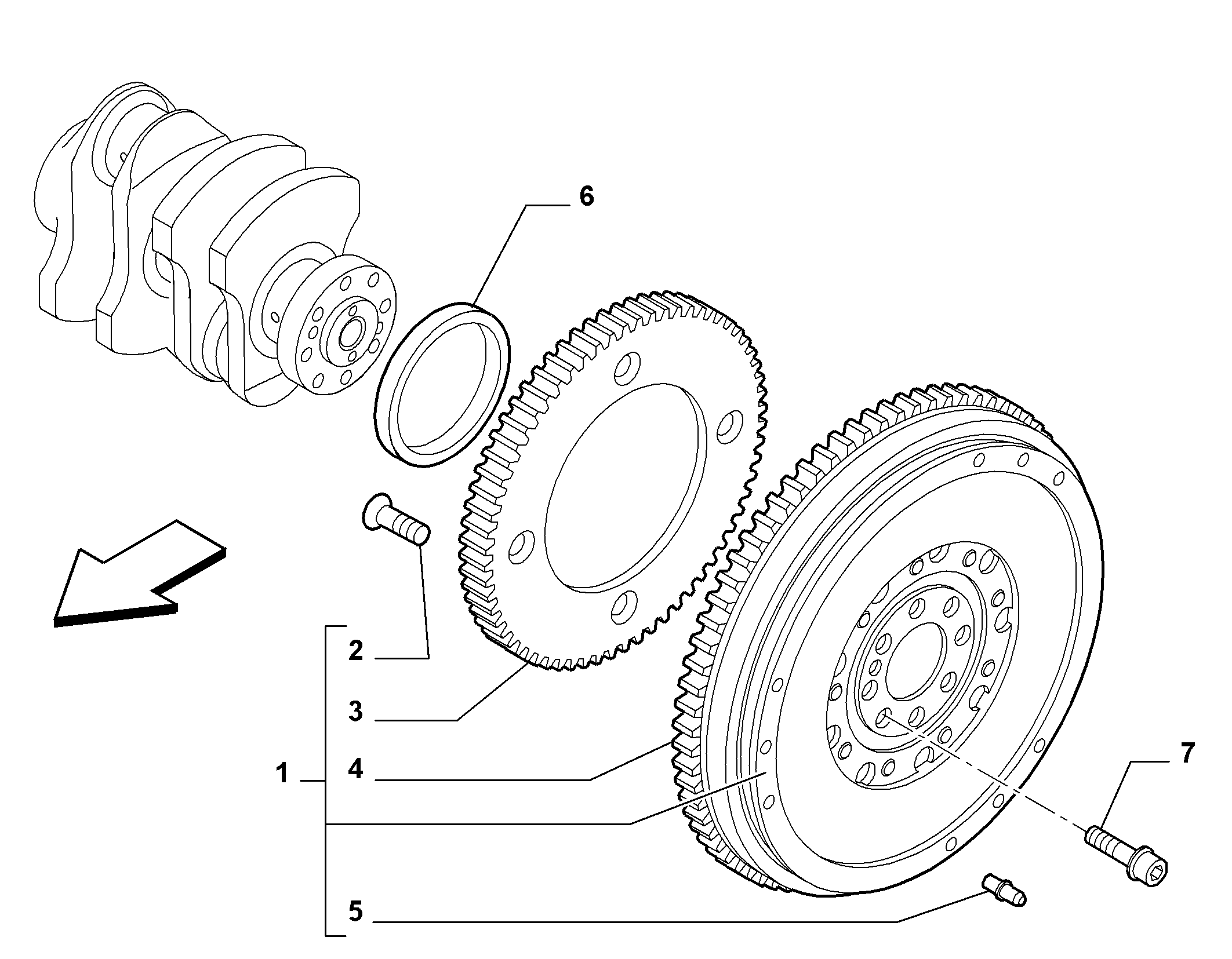 10103-020 FLYWHEEL