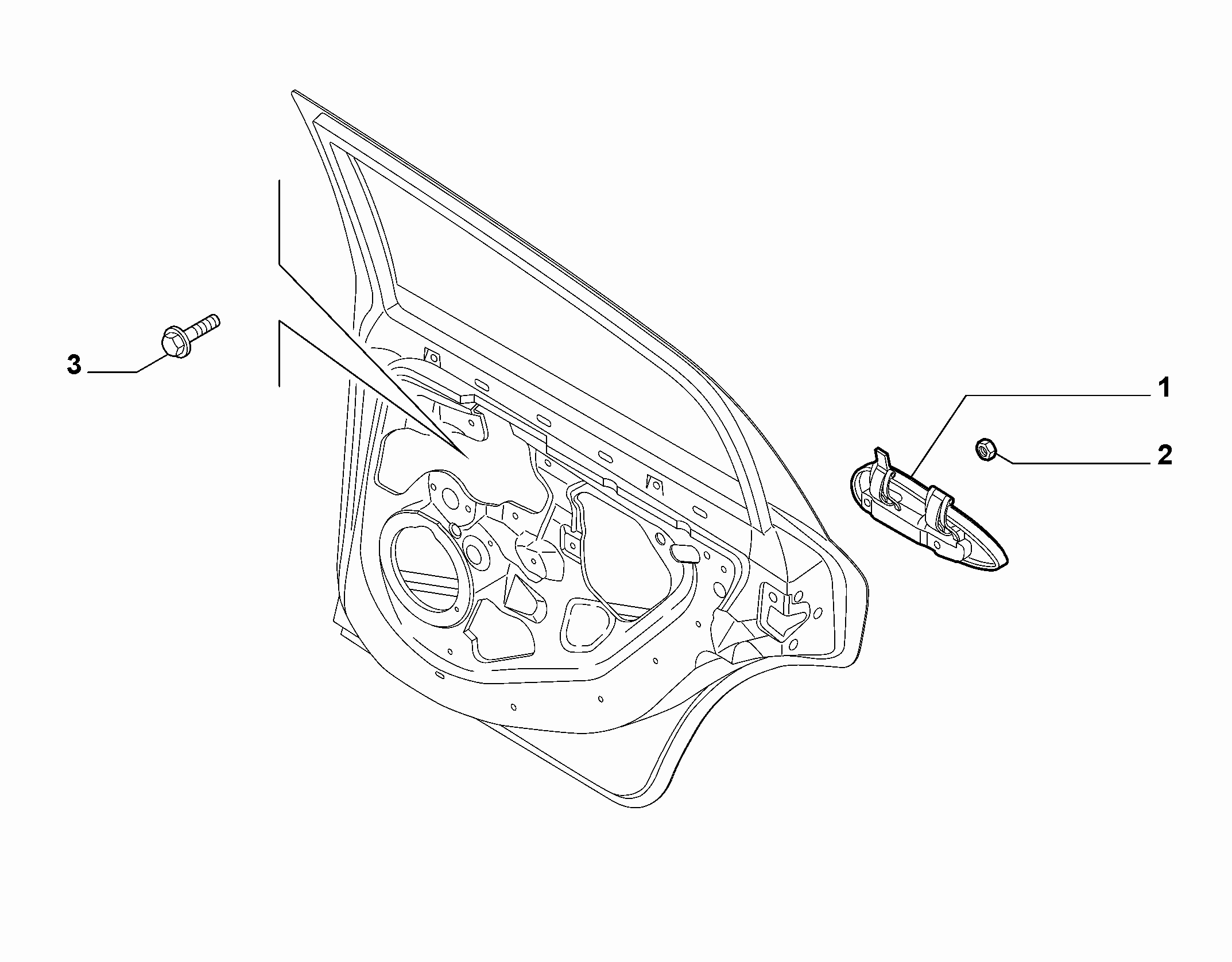 70136-060 FRONT DOOR HANDLE