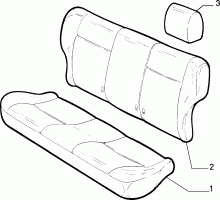 70615/01 REAR SEAT LINING 