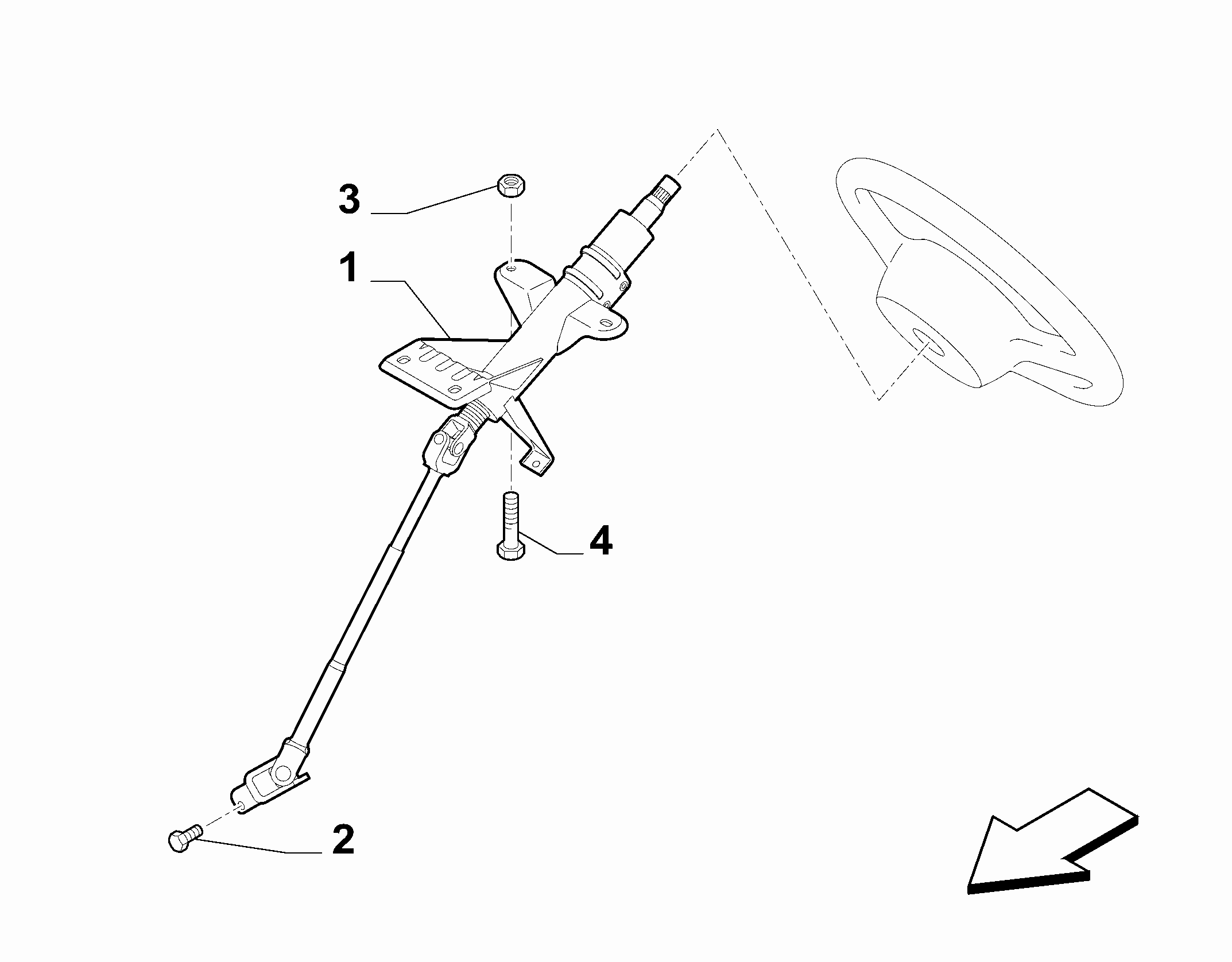 41201-020 POWER STEERING SHAFT