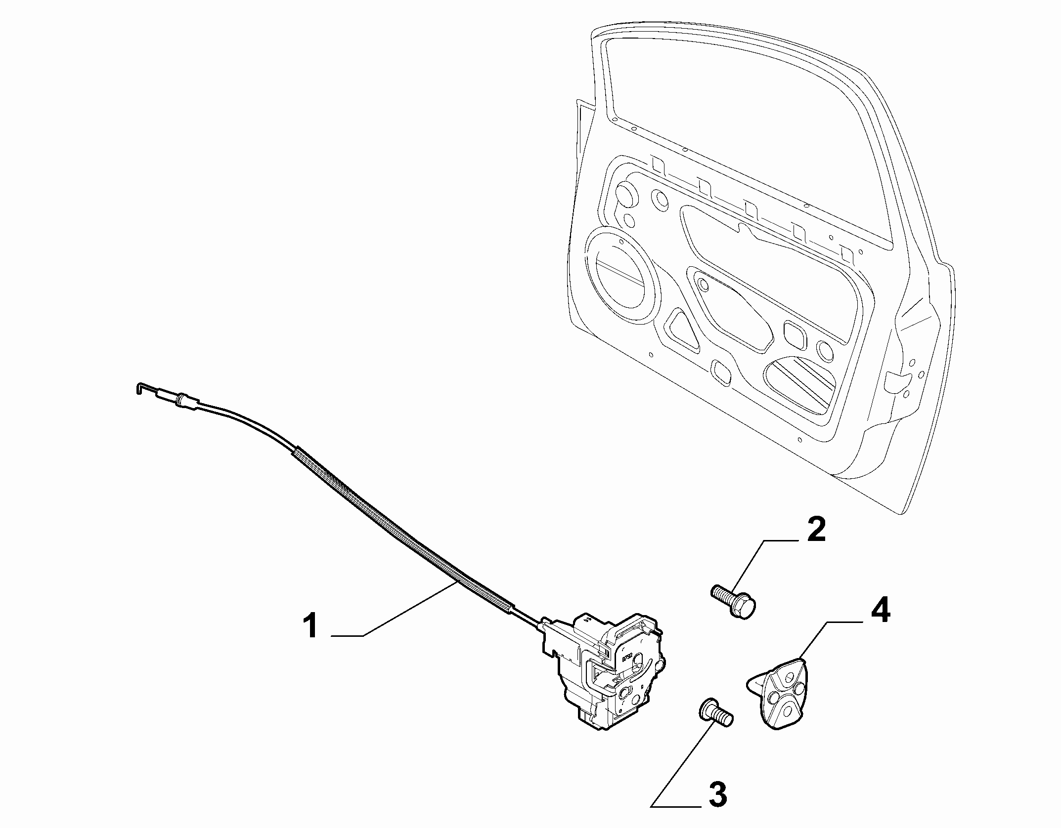 70129-050 FRONT DOOR LOCK