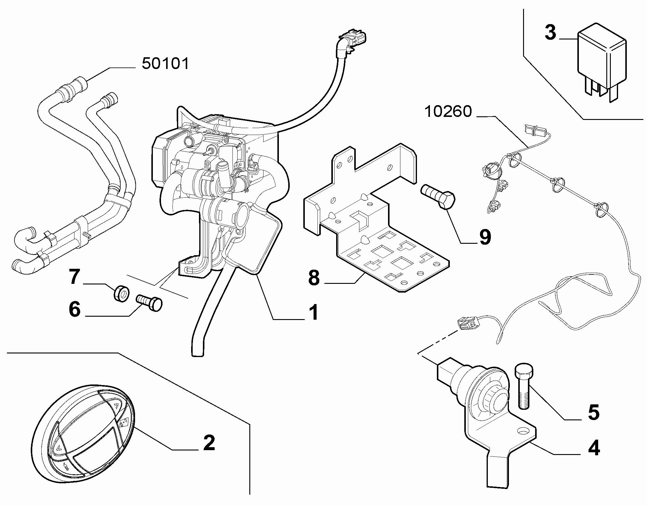 50110-010 ADDITIONAL HEATER