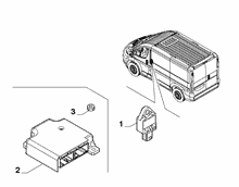 55508-070 REMOTE CONTROL AIRBAG SENSOR
