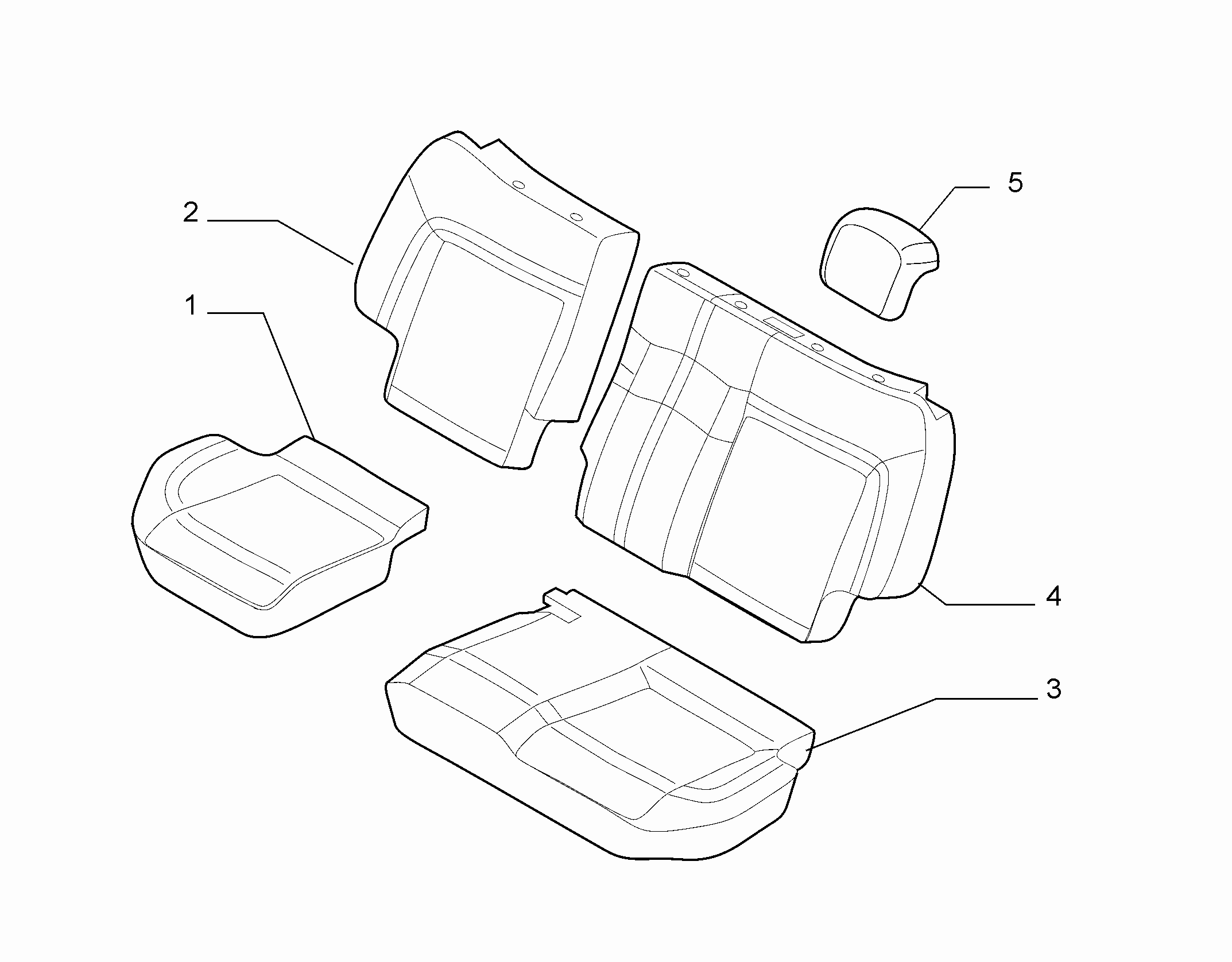 70615/01 REAR SEAT LINING 