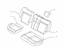 70615/01 REAR SEAT LINING 
