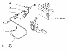 10222-020 FLEXIBLE ACCELERATOR COMMAND