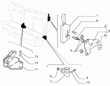 70613/04 REAR SEAT