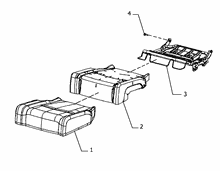 70613-070 2ND ROW REAR SEAT - LEFT SIDE - 40%