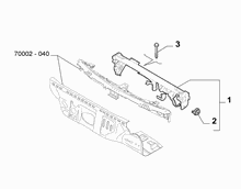 70002-050 DASHBOARD CROSSRAIL