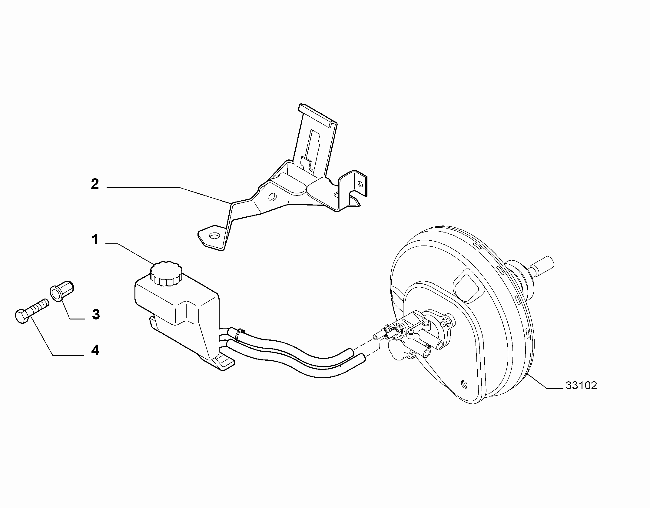 33102-020 BRAKE RESERVOIR