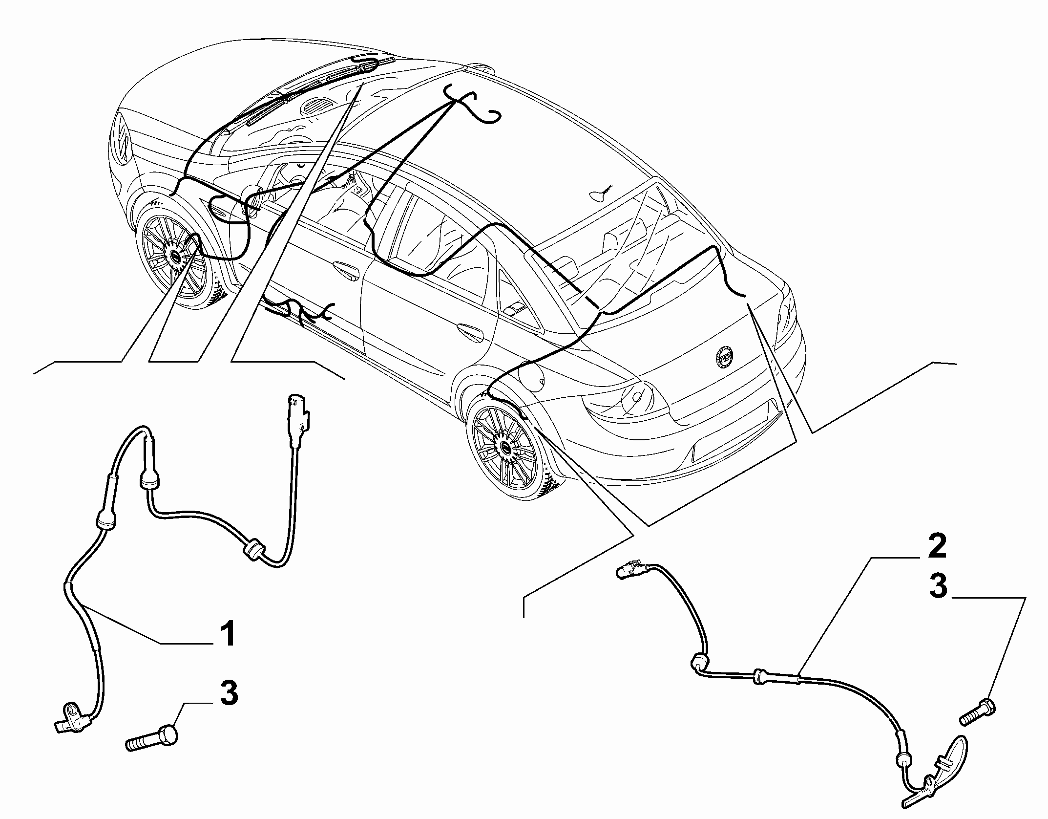 33102-070 ABS SENSOR