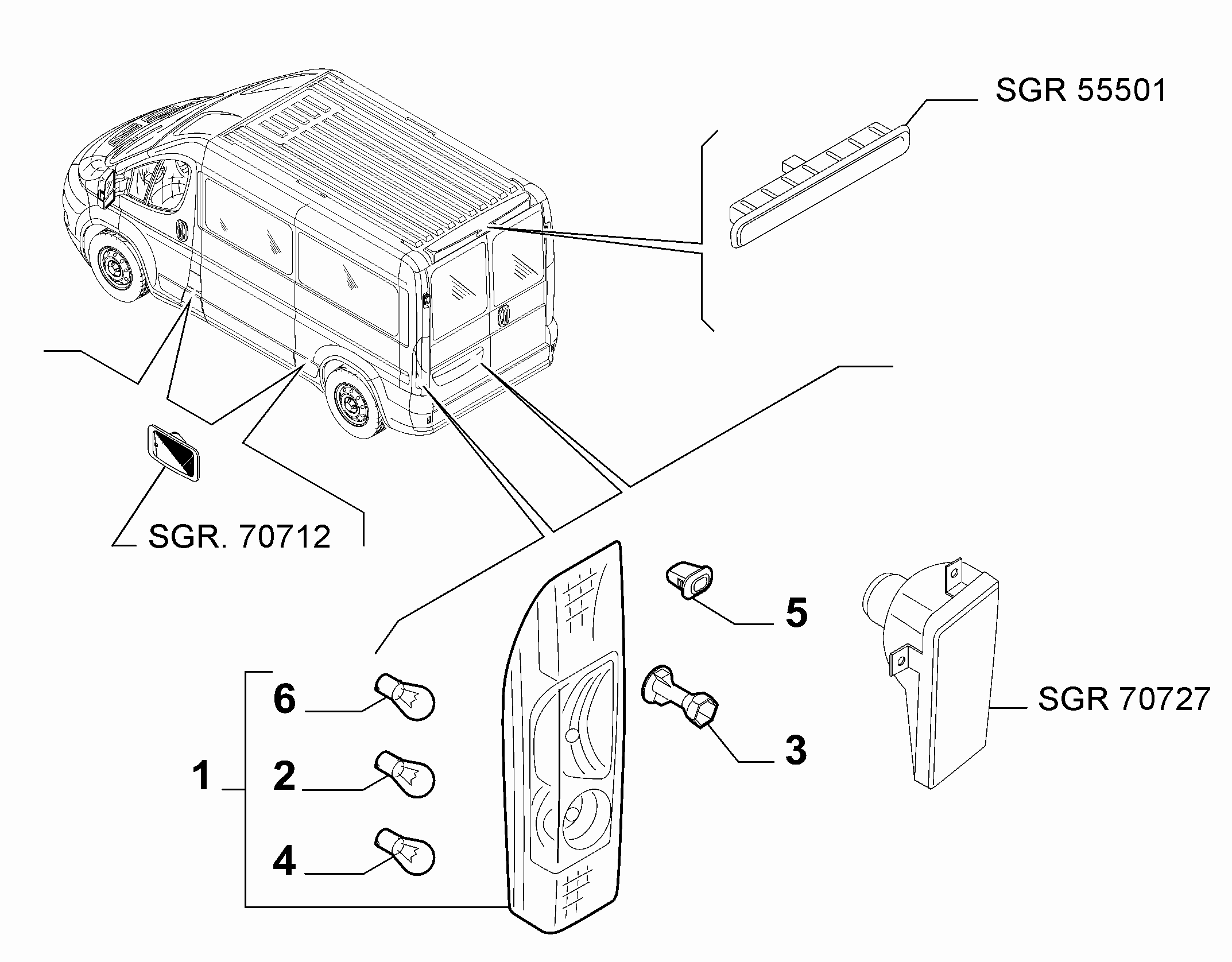 55401-030 TAIL LAMP