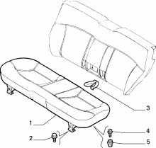 70613/01 REAR SEAT