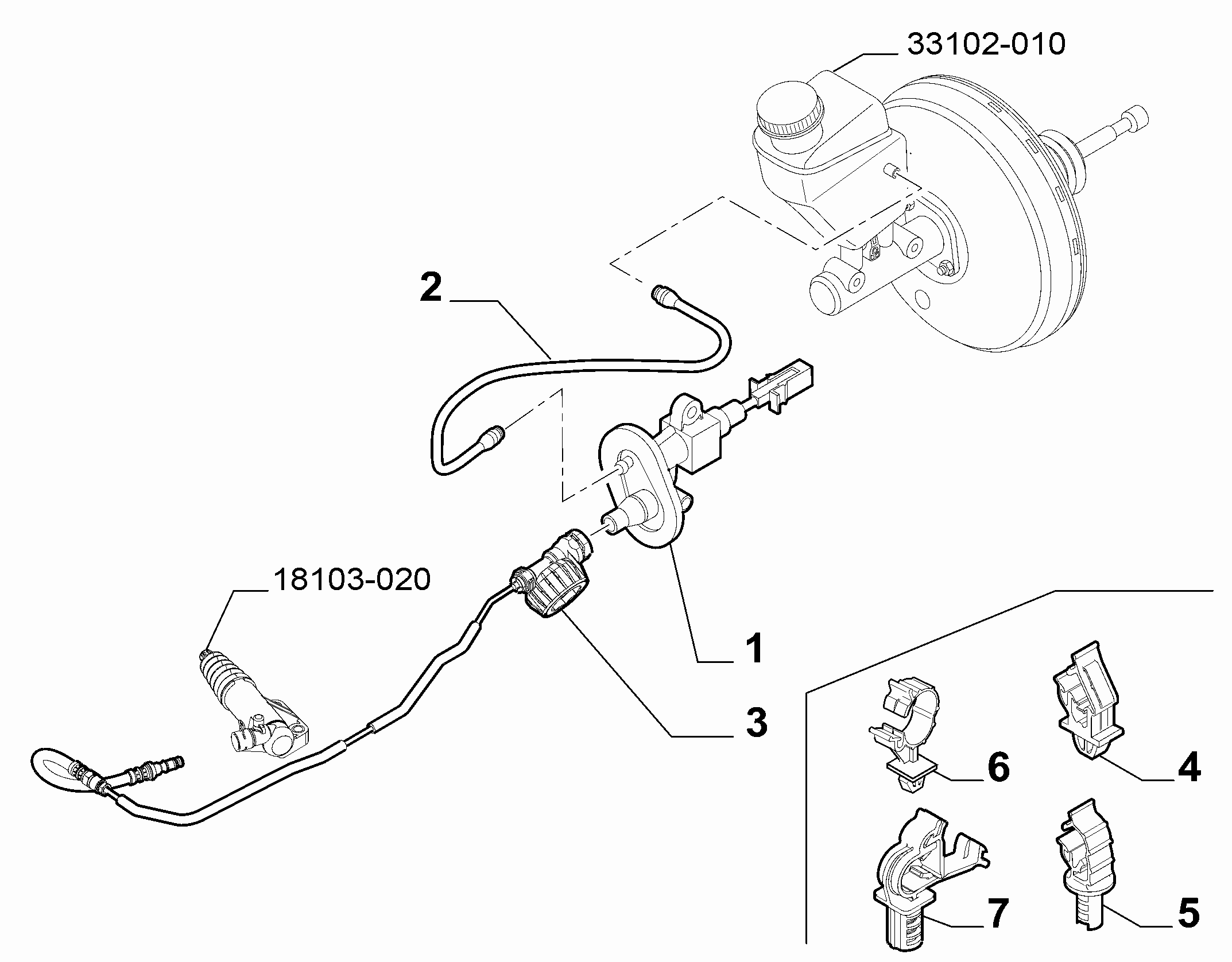 18103-010 CLUTCH PUMP AND CASING