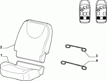70615/00 REAR SEAT LINING
