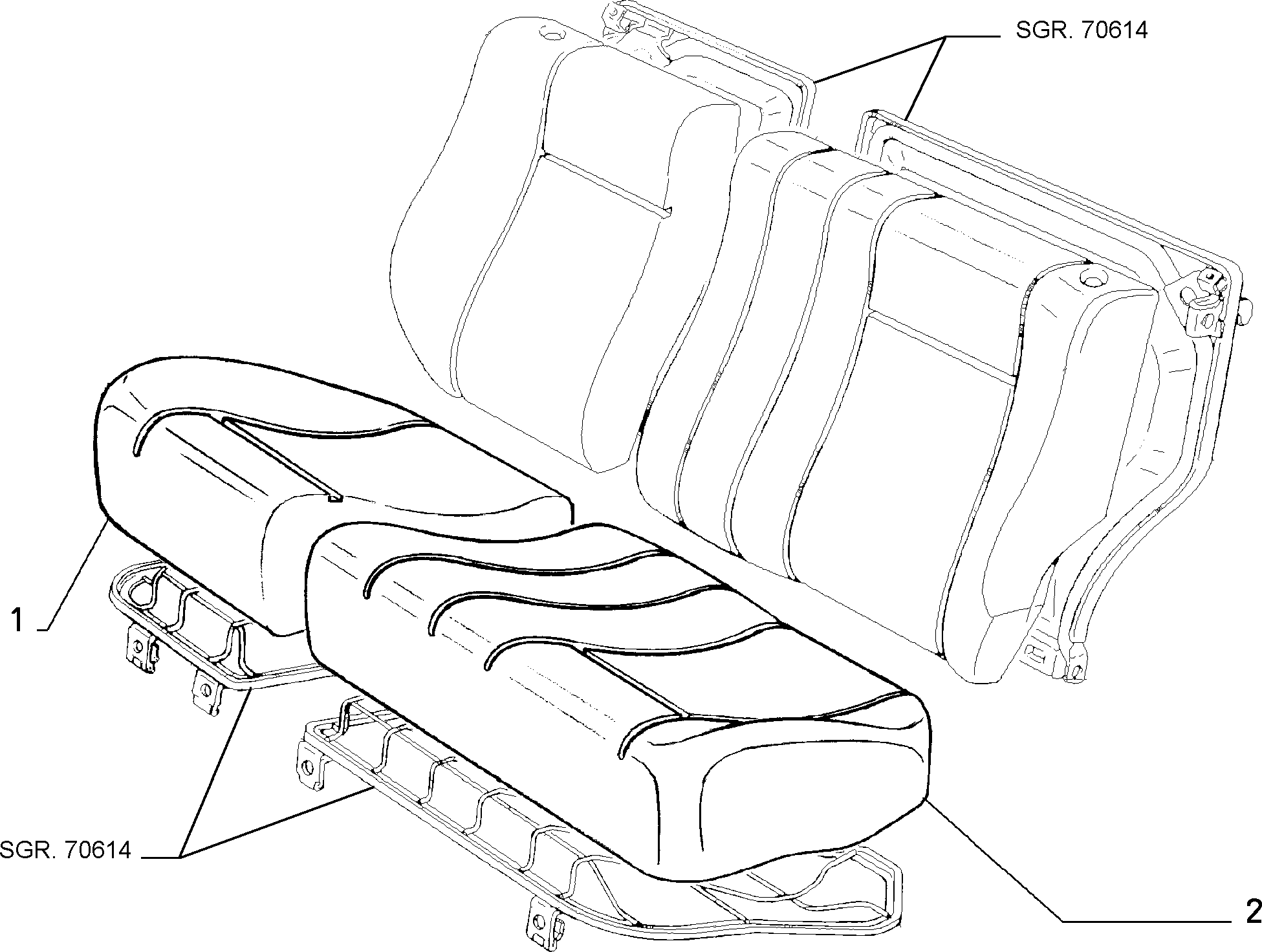 70615/03 REAR SEAT LINING