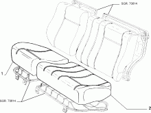 70615/03 REAR SEAT LINING