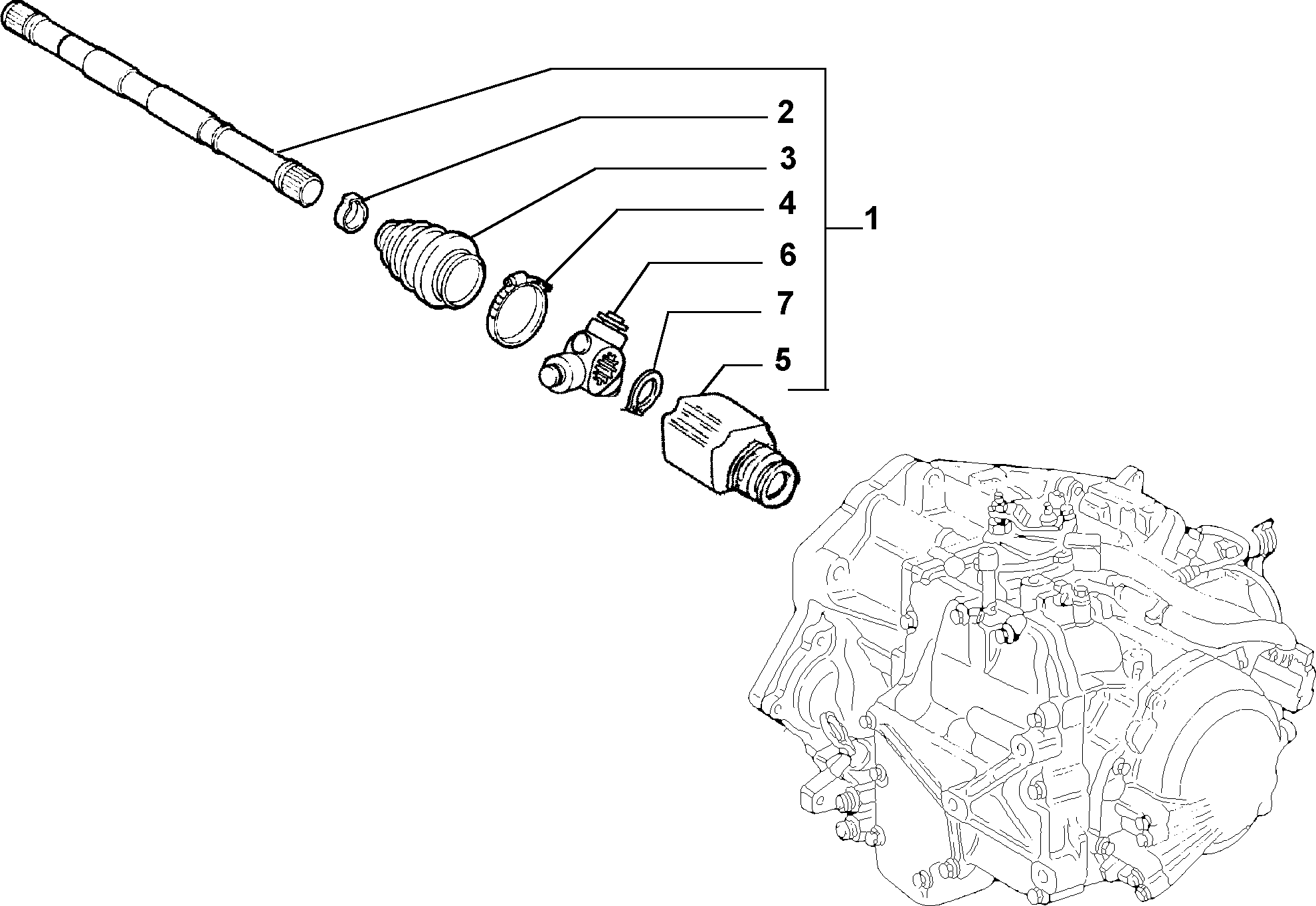 27402/01 ПОЛУОСИ ДИФФЕРЕНЦИАЛА