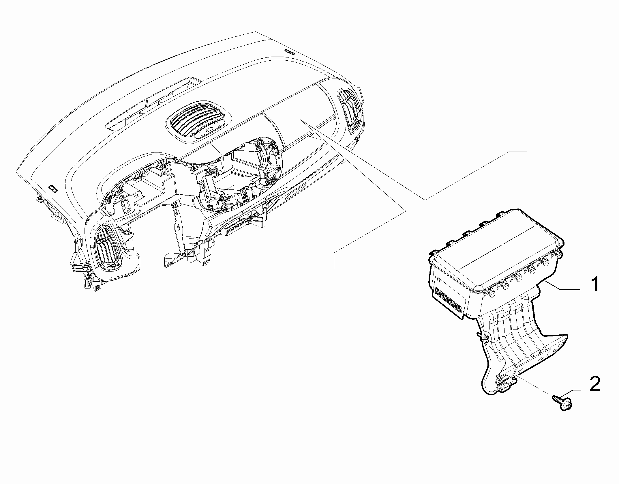 55508-020 PASSENGER AIRBAG