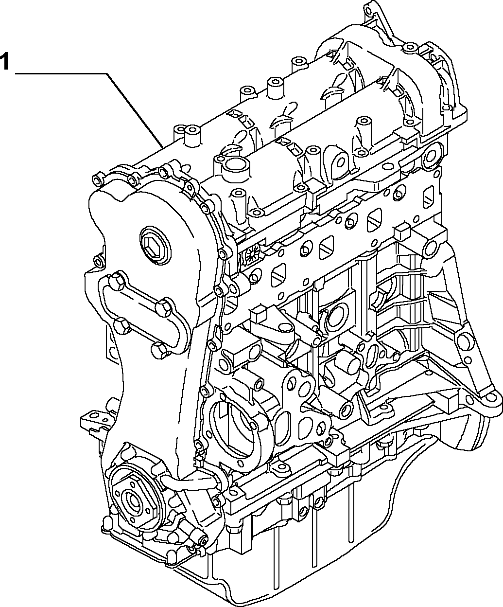 10000-010 SEMI-COMPLETE ENGINE