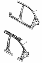 70019-020 REAR AND FRONT BEVELED SIDE FRAME