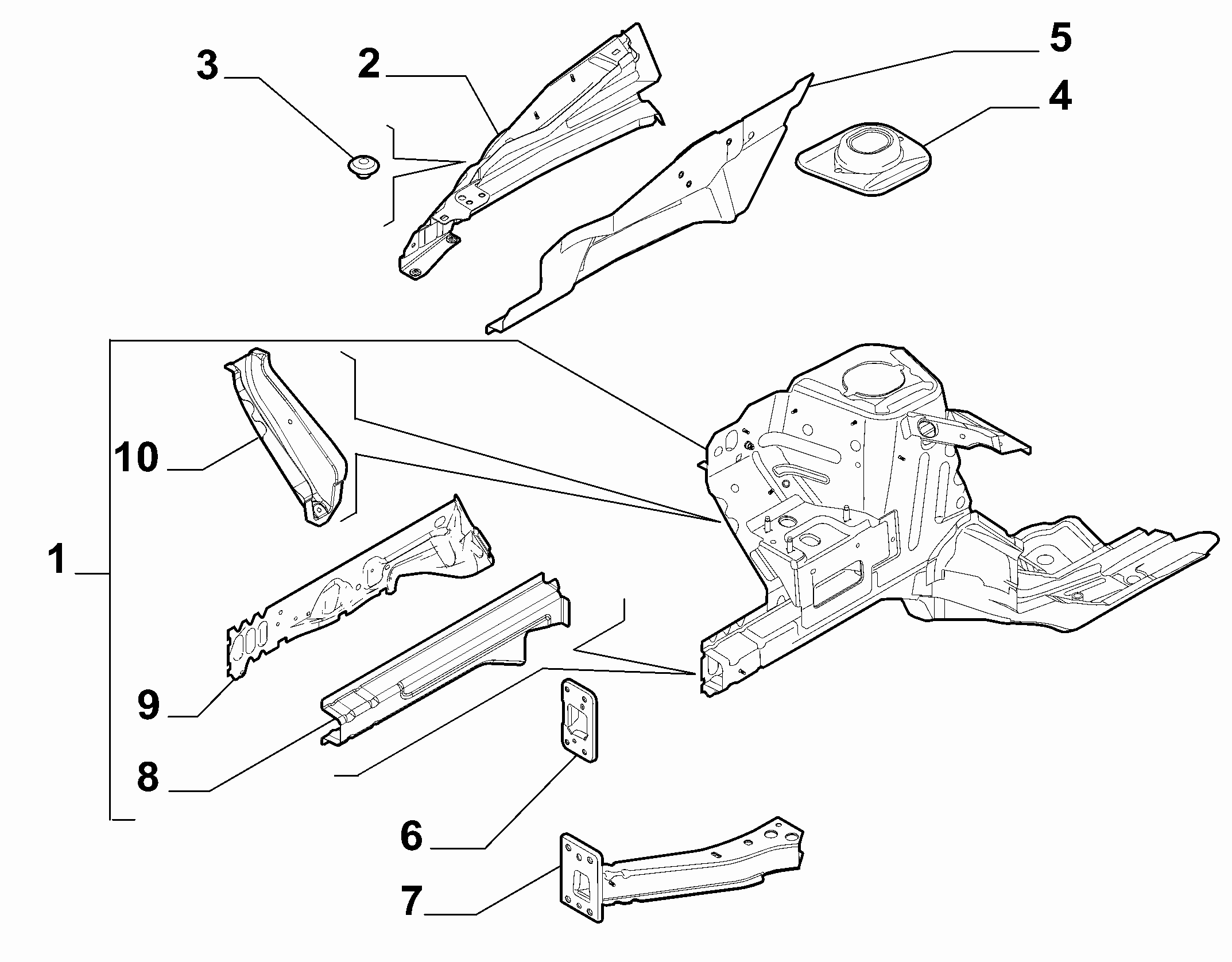 70002-020 FRONT STRUT